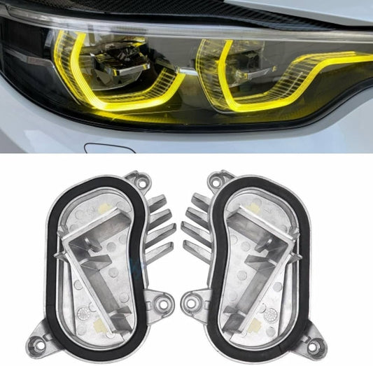 YELLOW CSL STYLE IKON HEADLIGHT LED UPGRADE | F-CHASSIS