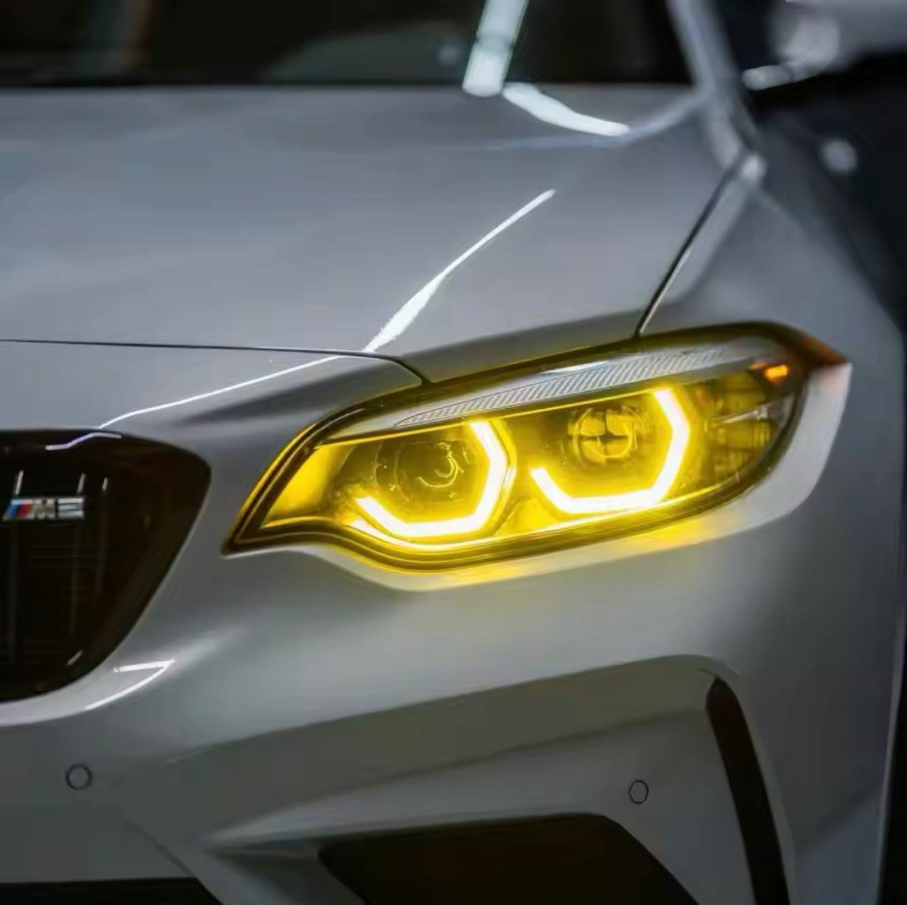 YELLOW CSL STYLE M2 HEADLIGHT LED UPGRADE | F-CHASSIS