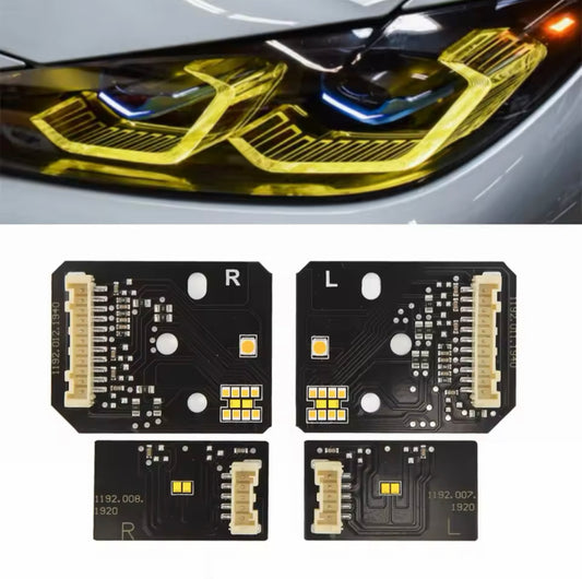 YELLOW CSL STYLE LASER HEADLIGHT LED UPGRADE | G80/G81 M3 | G82/G83 M4