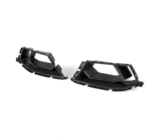 CARBON FIBER SQ STYLE FRONT BUMPER VENTS - G80/G81 M3 | G82/G83 M4