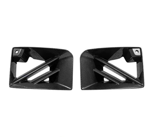 CARBON FIBER SQ STYLE FRONT BUMPER VENTS - G87 M2